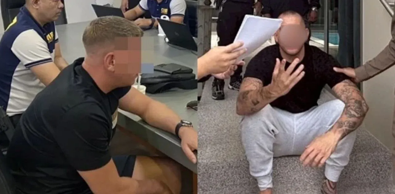 체포된 영국인 용의자들