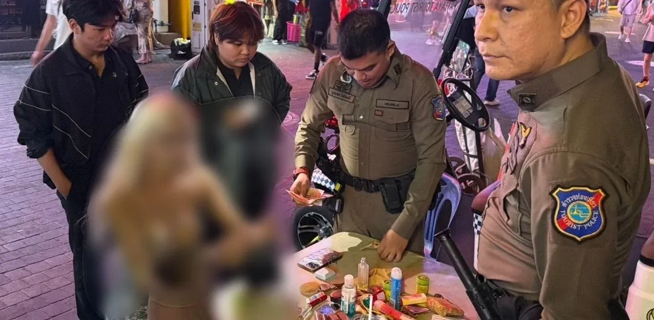 파타야 소매치기 사건 현장