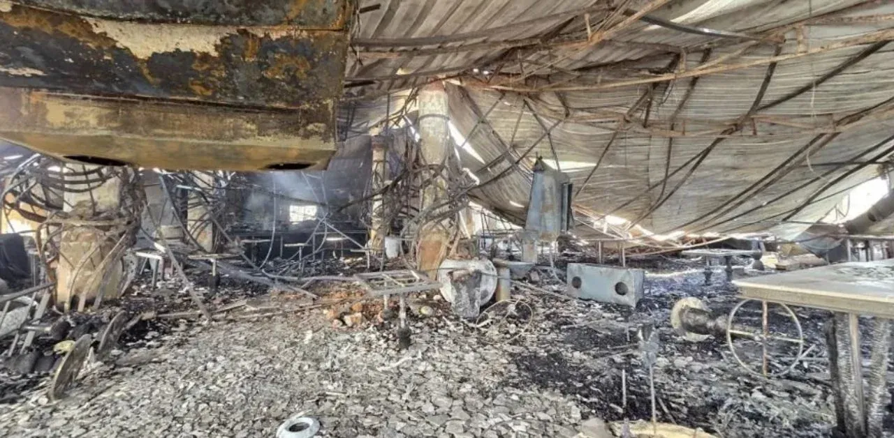 화재로 피해를 입은 나이트클럽