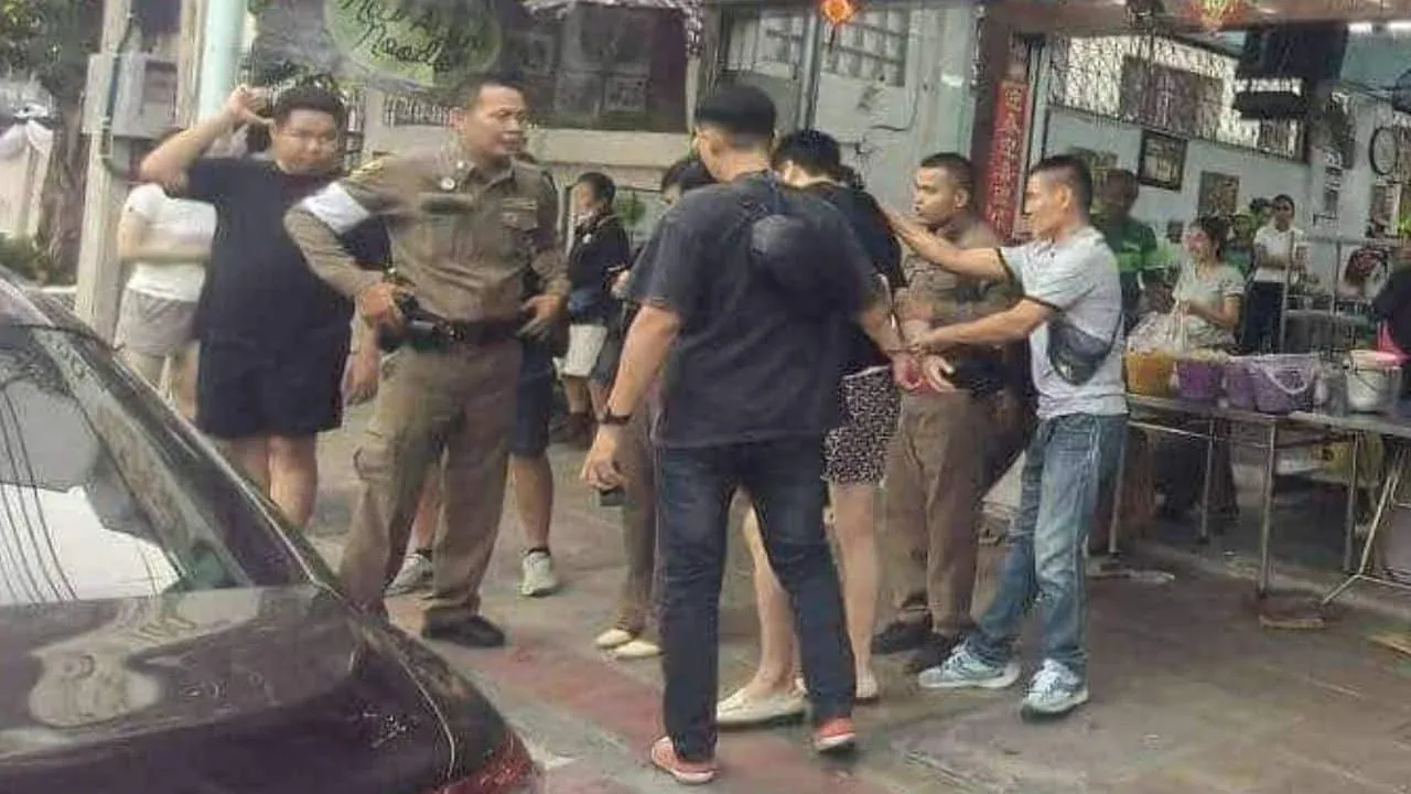 태국 불법 주차 단속