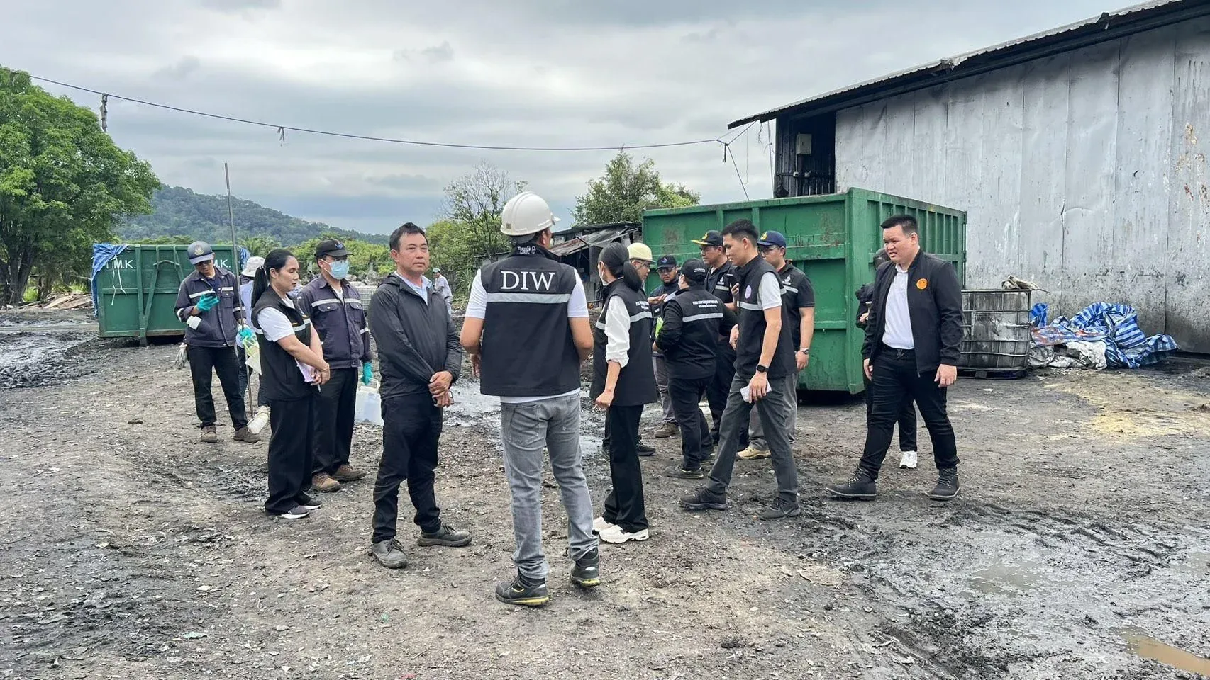 폐기물 보관 상태 확인