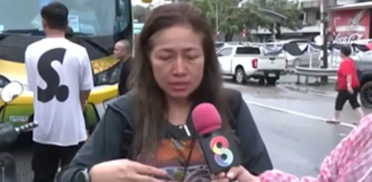 핫야이 홍수 현장