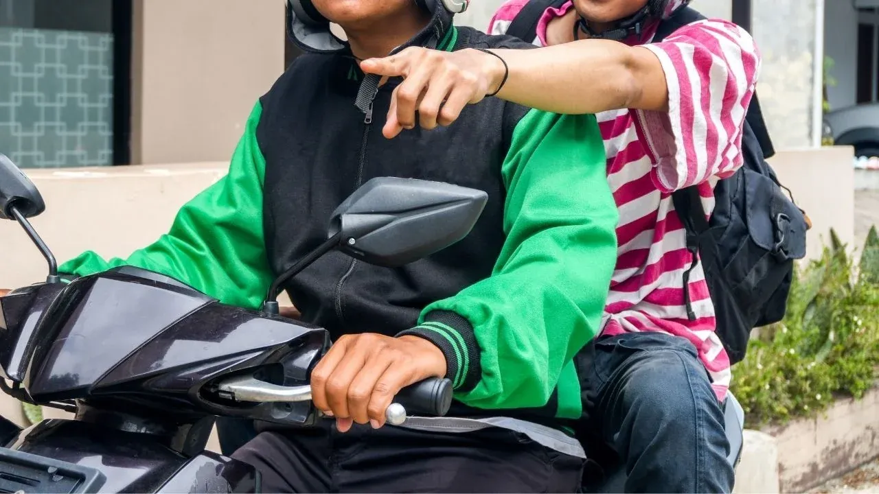 태국 그랩 오토바이 택시