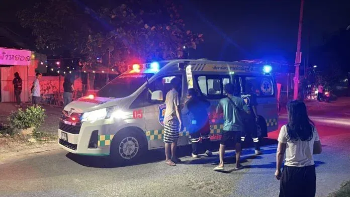 파타야 사고 현장