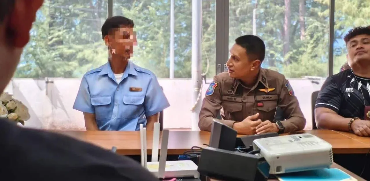 푸껫 공항 택시기사 폭행 사건 현장