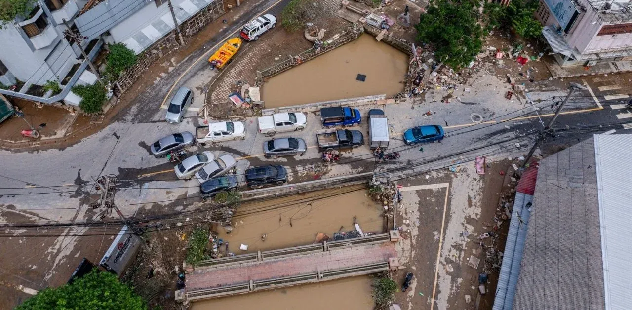 태국 핫야이 홍수