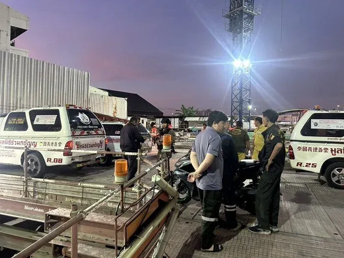 방콕 끌롱프렘쁘라차꼰 배수터널 공사현장