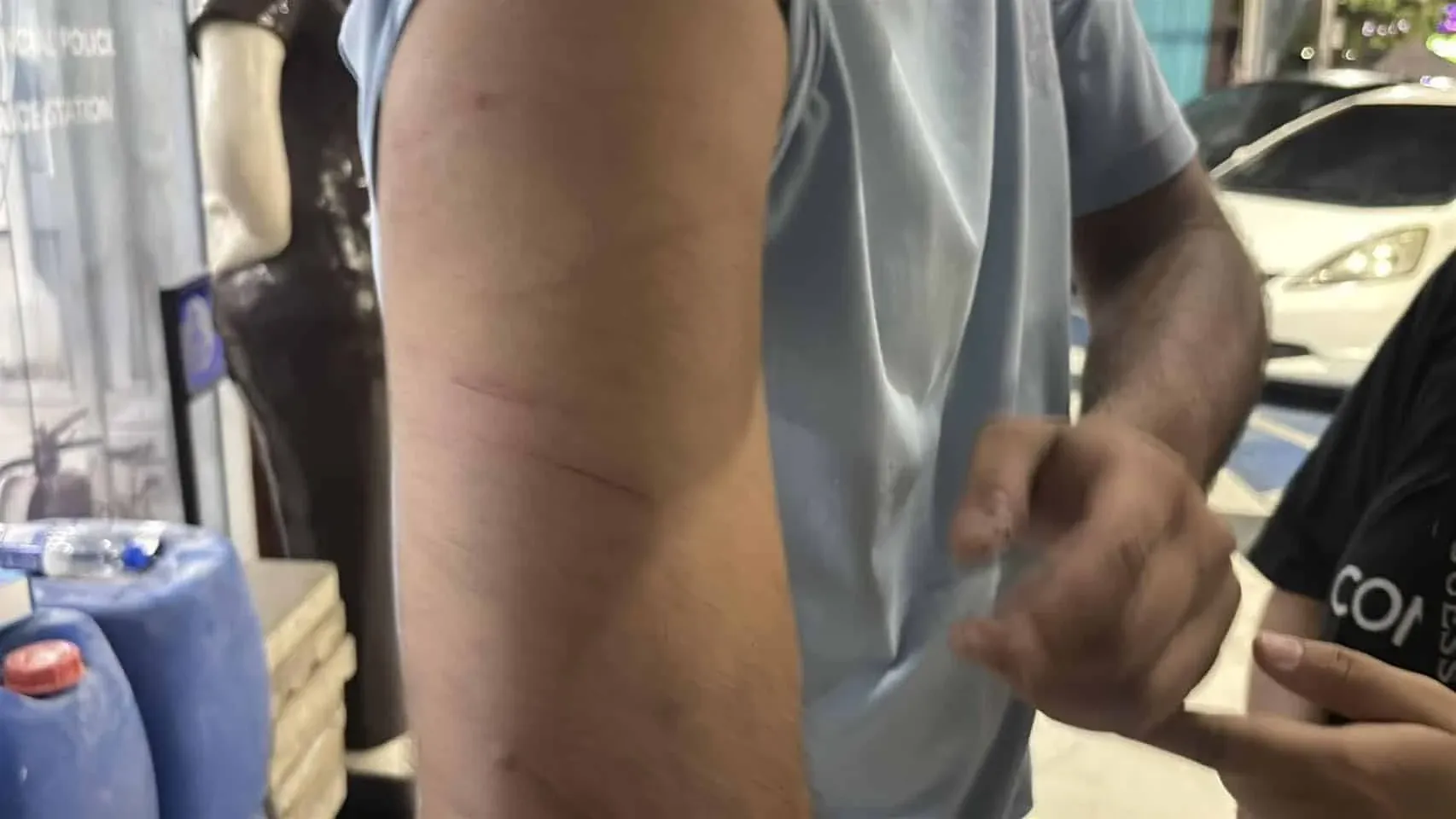 파타야 폭행 사건 현장