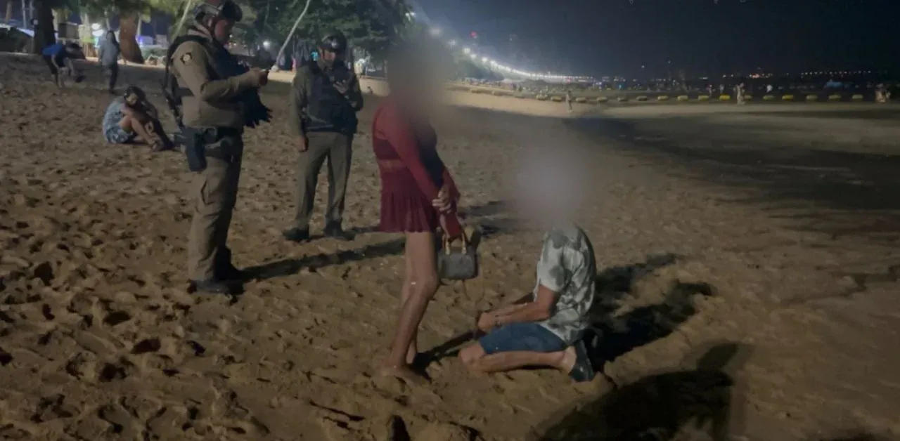 경찰 조사를 받는 당사자들