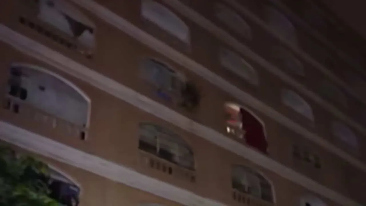 방콕 콘도 살인-자살 사건 현장