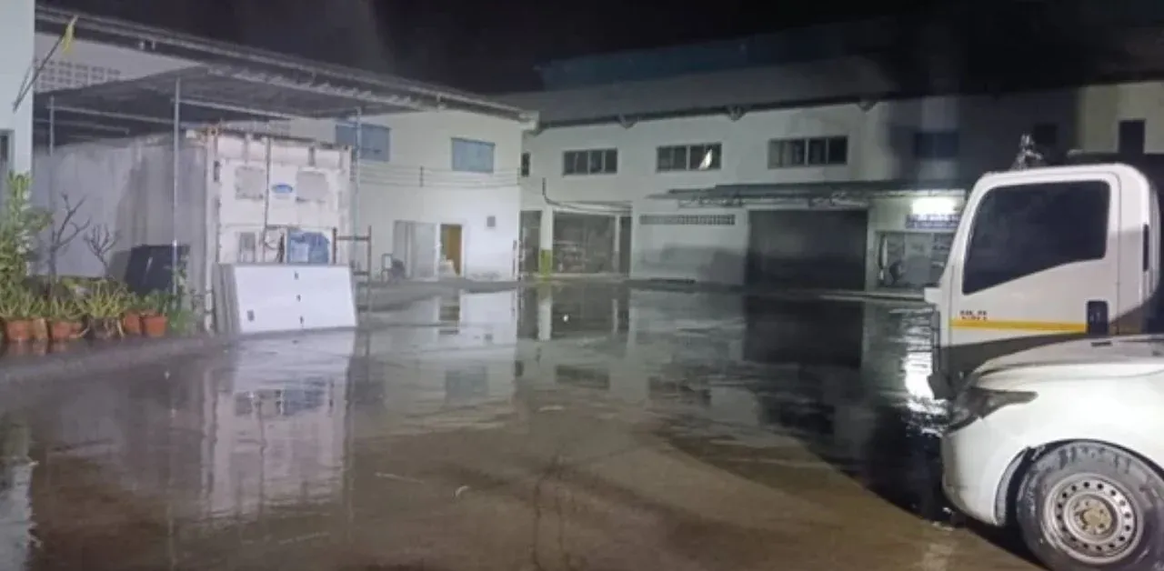 나콘파톰 제빙공장 암모니아 누출 사고 현장