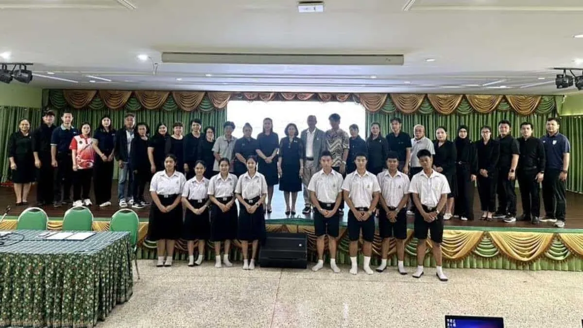 푸켓 환경 워크숍 발표 장면