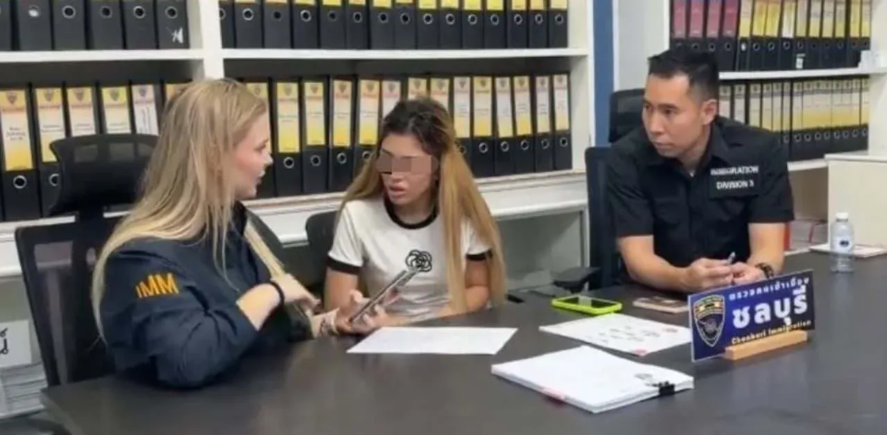 촌부리 이민국에서 체포된 우르마노바