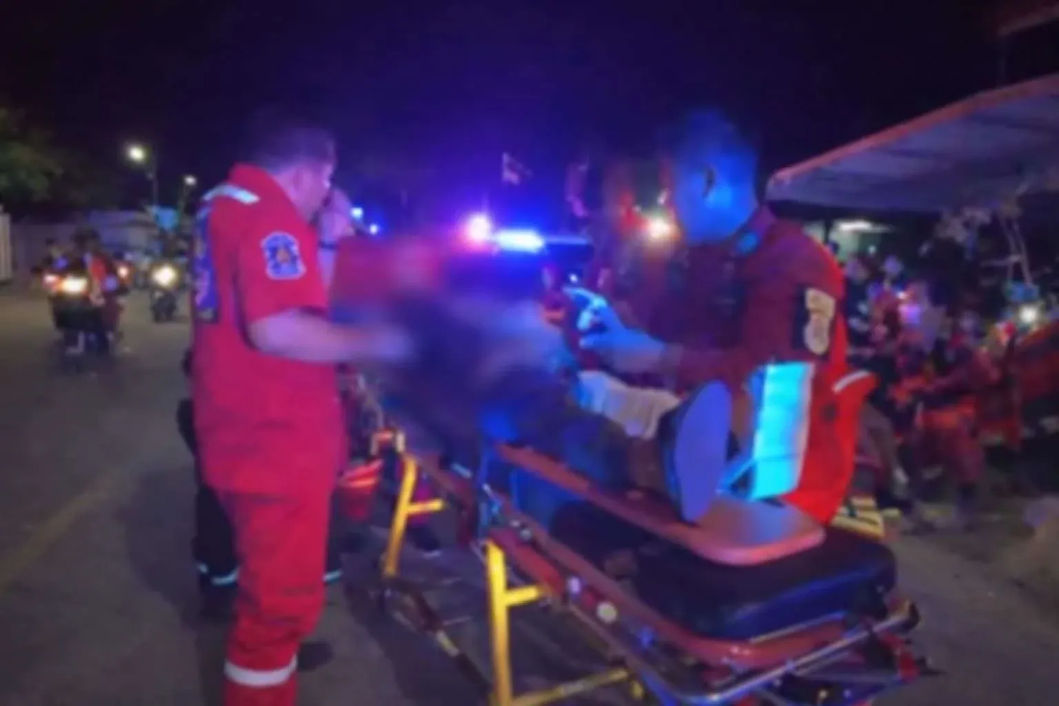 춘부리 총격 사건 현장