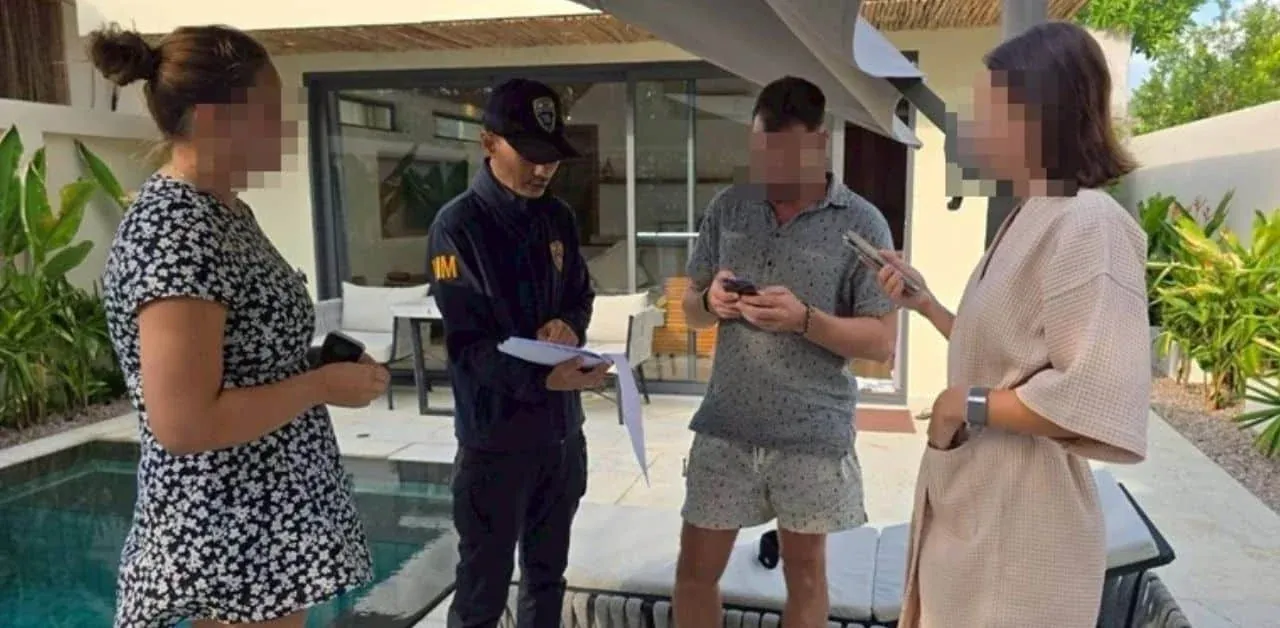 코사무이에서 체포된 러시아인 공갈 용의자