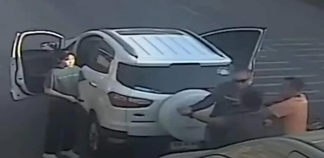 교통 분쟁 현장 CCTV 영상