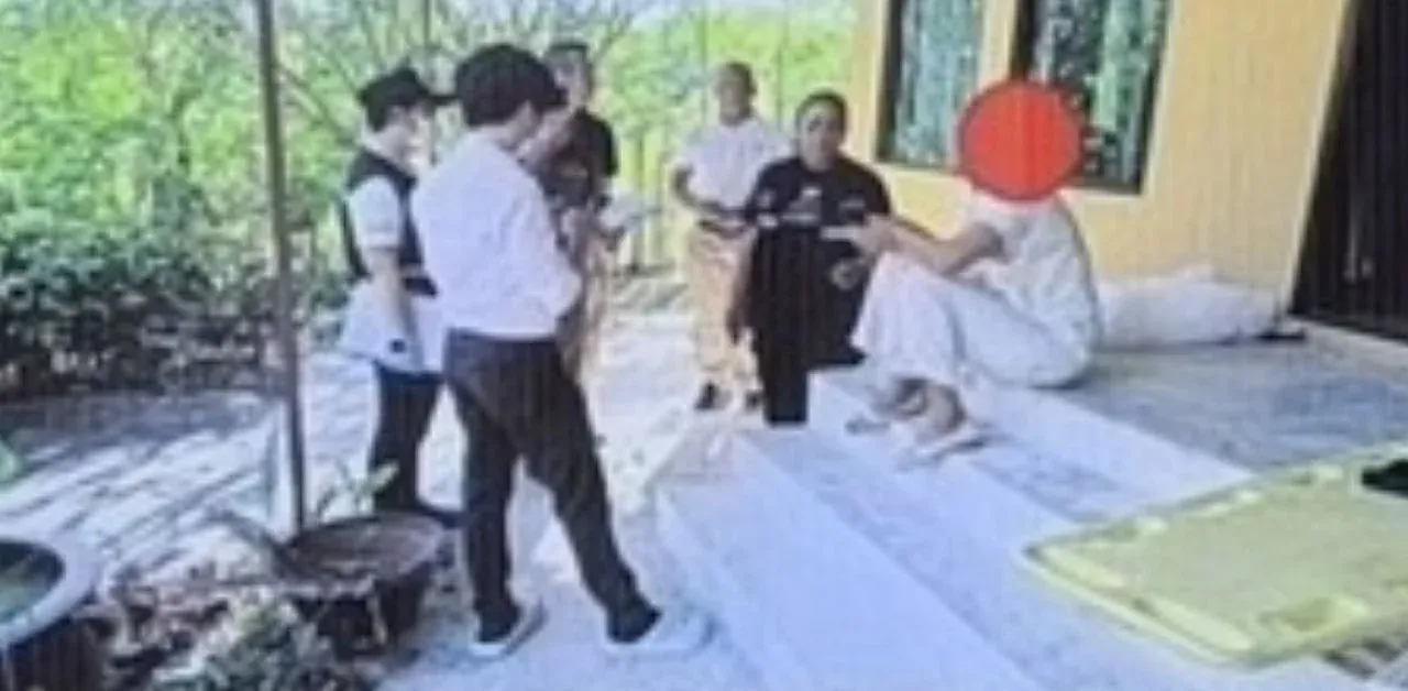 태국 살인 사건 현장