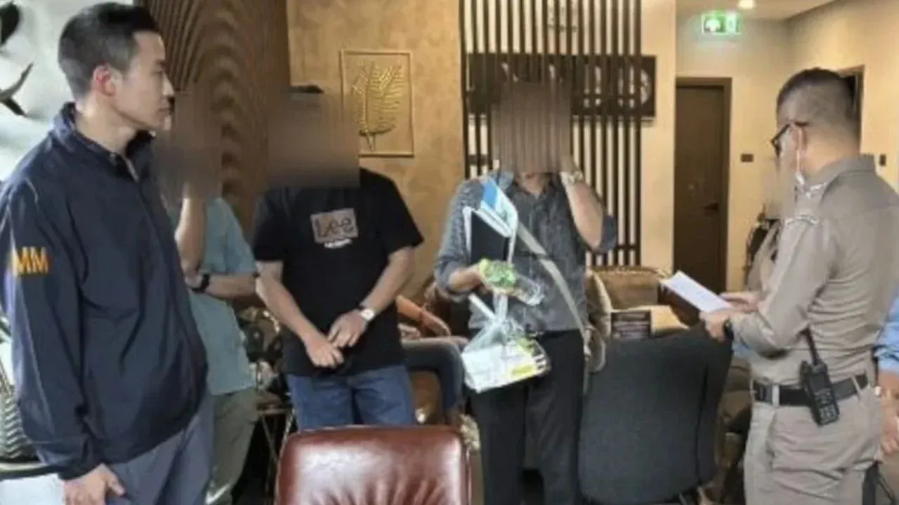 치앙마이 호텔 단속 현장