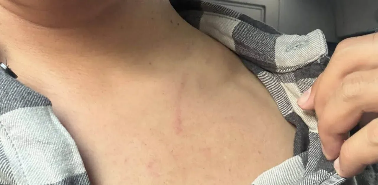 폭행 당시 현장 모습