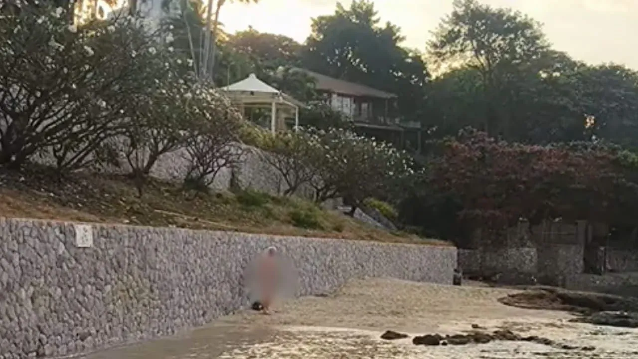 파타야 나체 외국인 사건