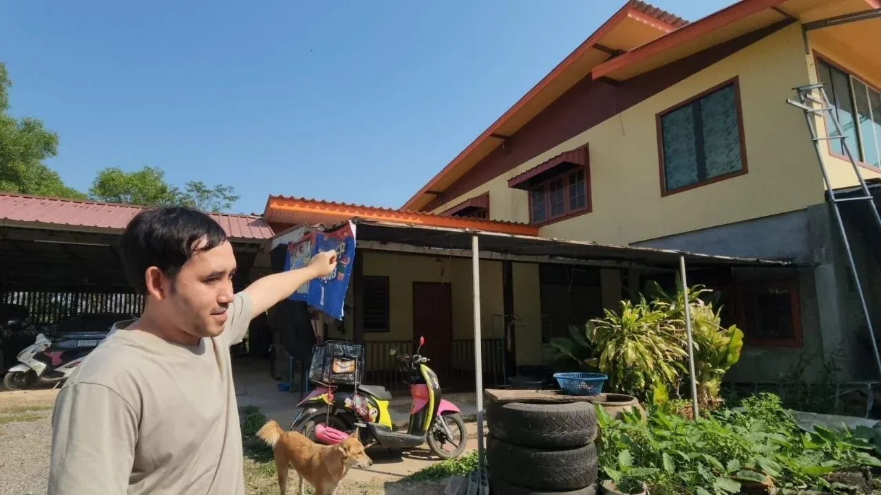 유탄이 발견된 침실 내부