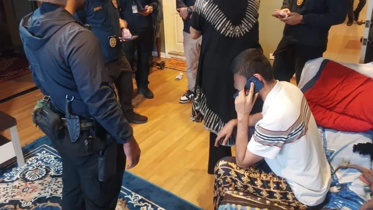 MRT역 소매치기 사건 현장