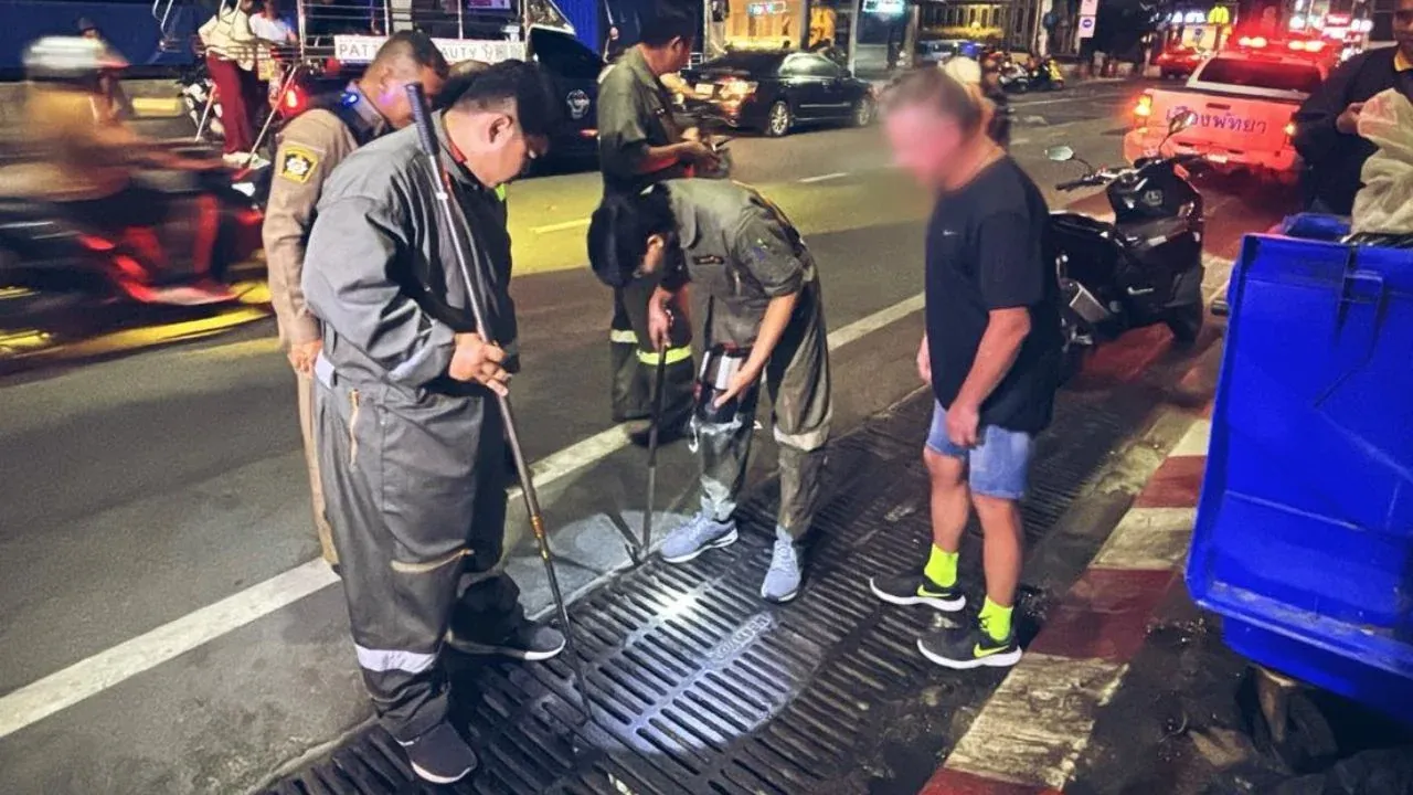 파타야 사건 관련 현장 조사 사진