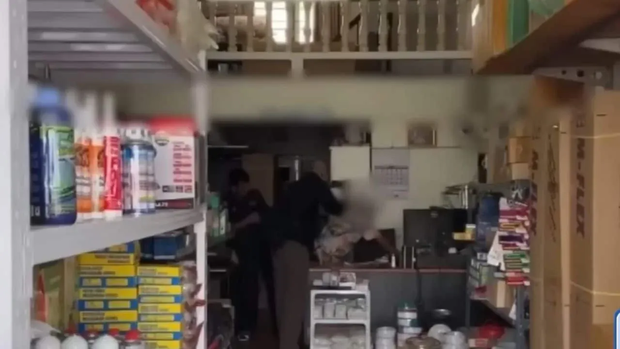 파타야 총기 사고 현장