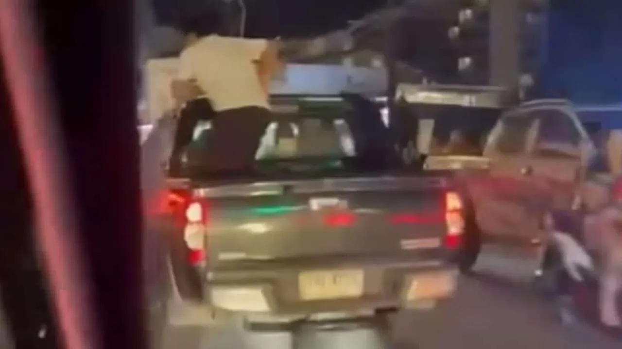 푸켓 뺑소니 사건 현장 모습