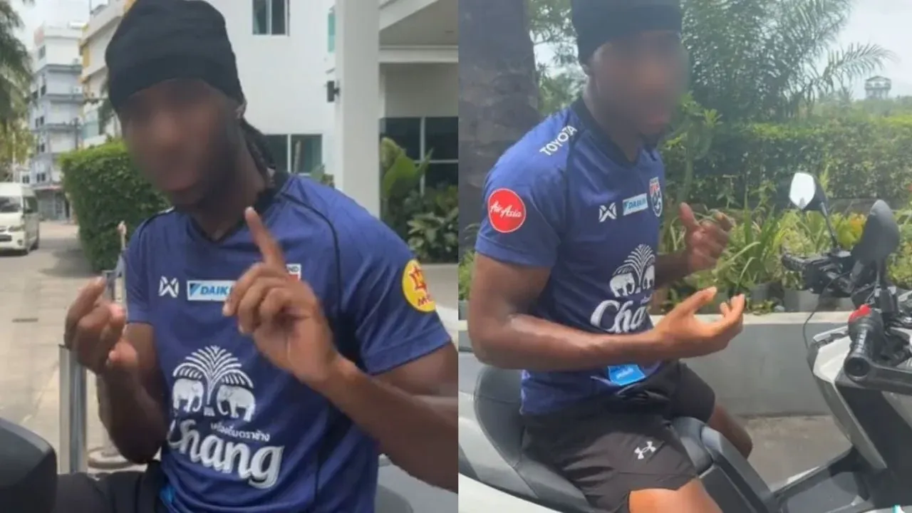 외국인 틱톡커가 경찰 검문소 회피 방법을 조언하는 영상