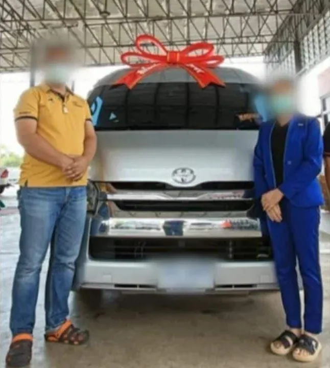 태국 해병 전남편 채무 분쟁 관련 보도 화면