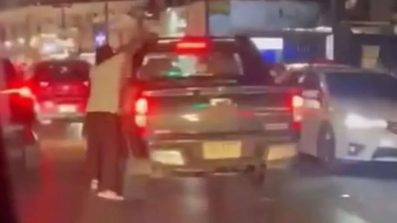 뺑소니 외국인 운전자 관련 보도 장면