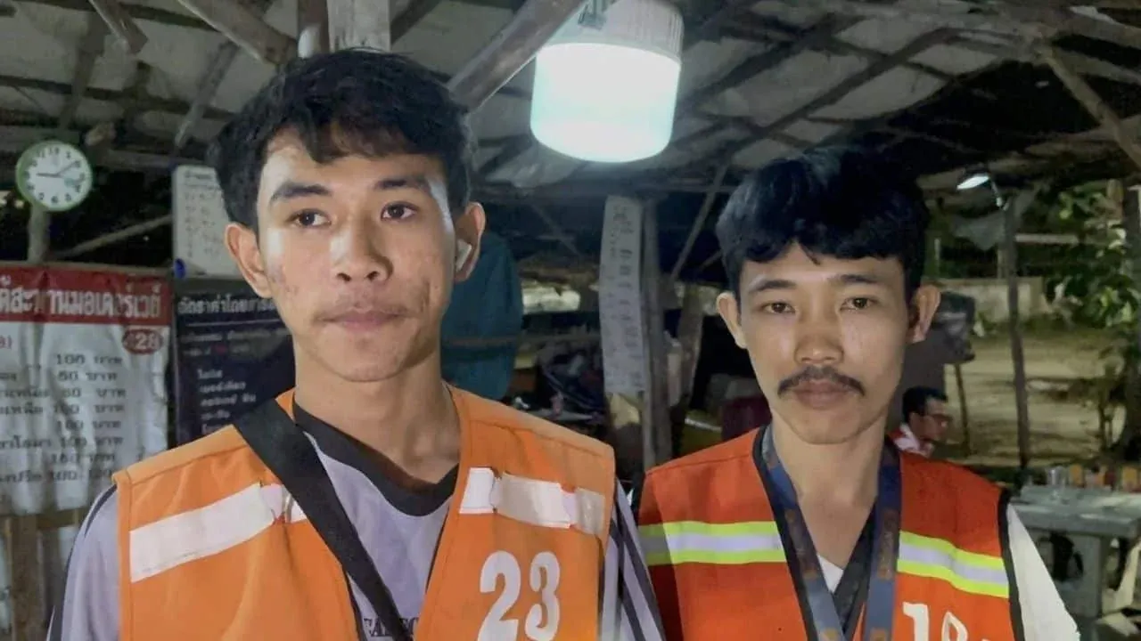 목격자 오토바이 택시 기사 인터뷰 장면