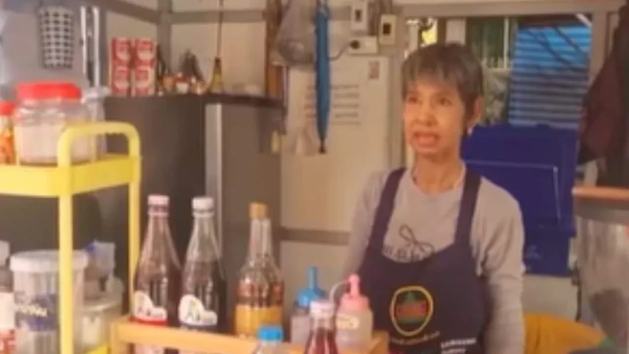 사원 앞 상인 인터뷰