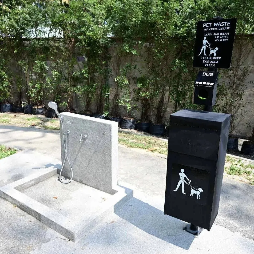 룸피니 반려견 공원 전경 항공 사진