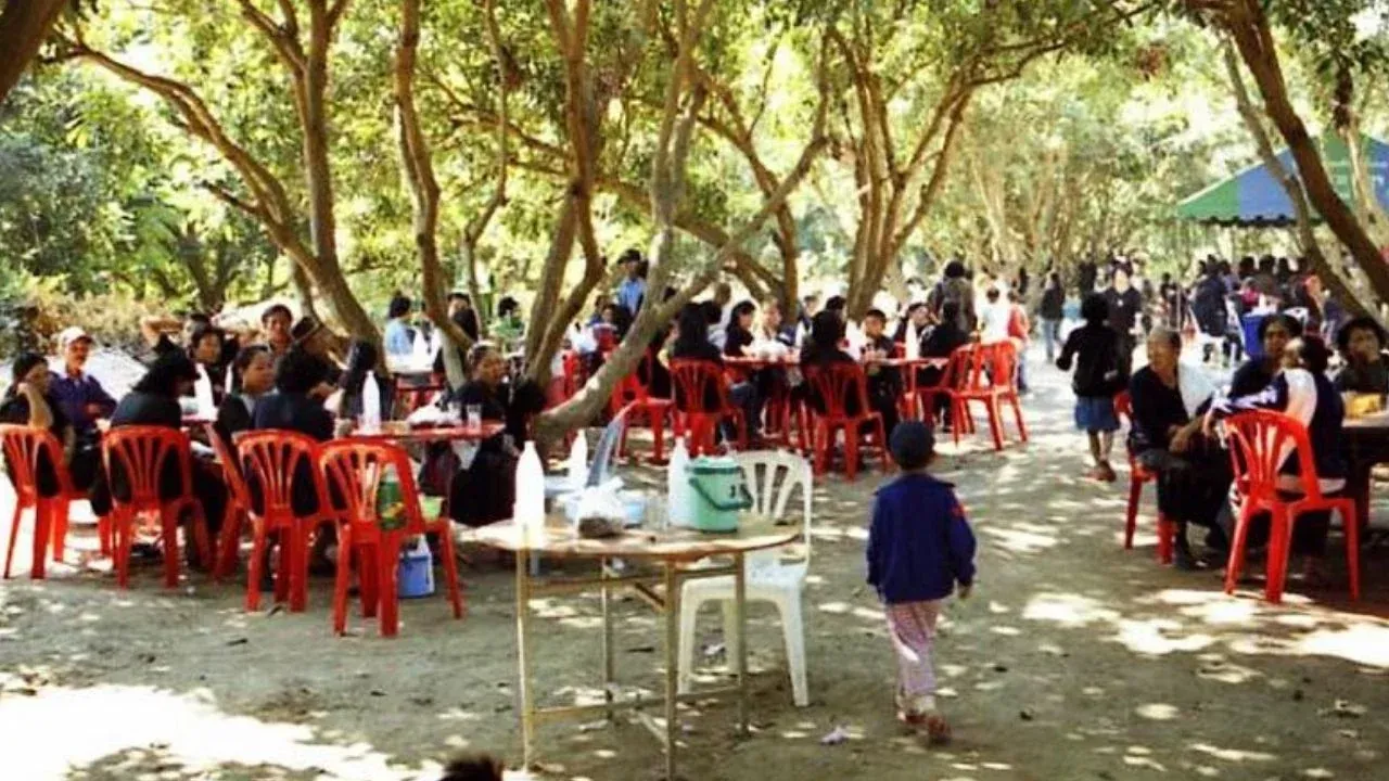 태국 전통 장례식 모습