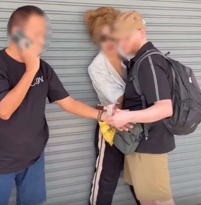 파타야 경찰 조사 현장