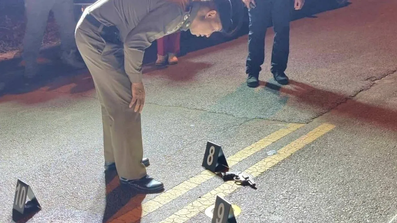 난주 마약 용의자 총격 사건 관련 사진