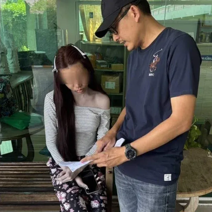 용의자 체포 현장