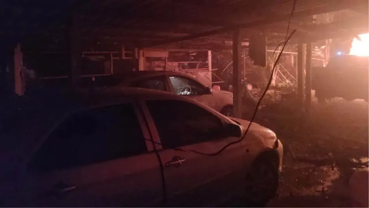 파타니 폭발 현장