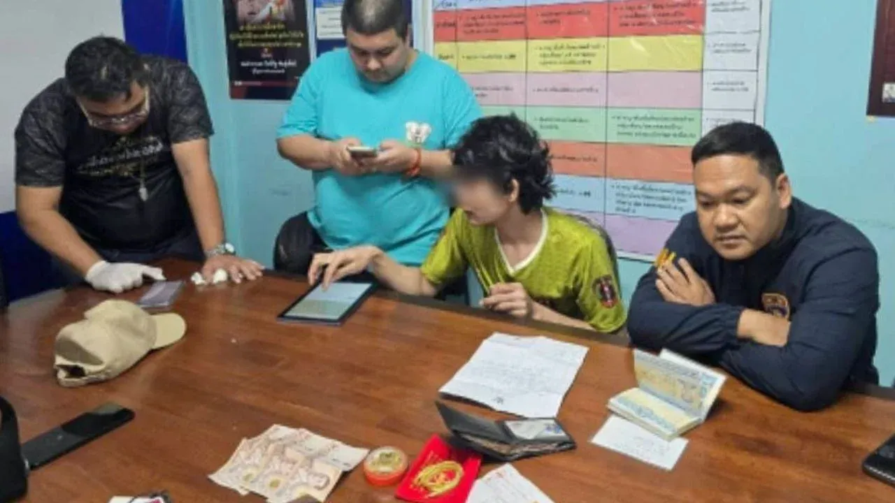 라오스 남성 살인 혐의로 체포