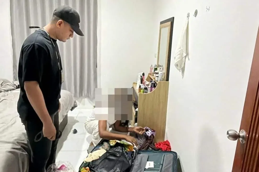 코팡안 성매매 단속 현장