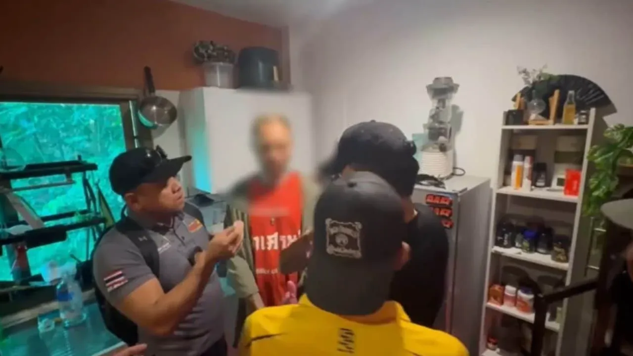 코파간 마약 사건 용의자 체포 현장