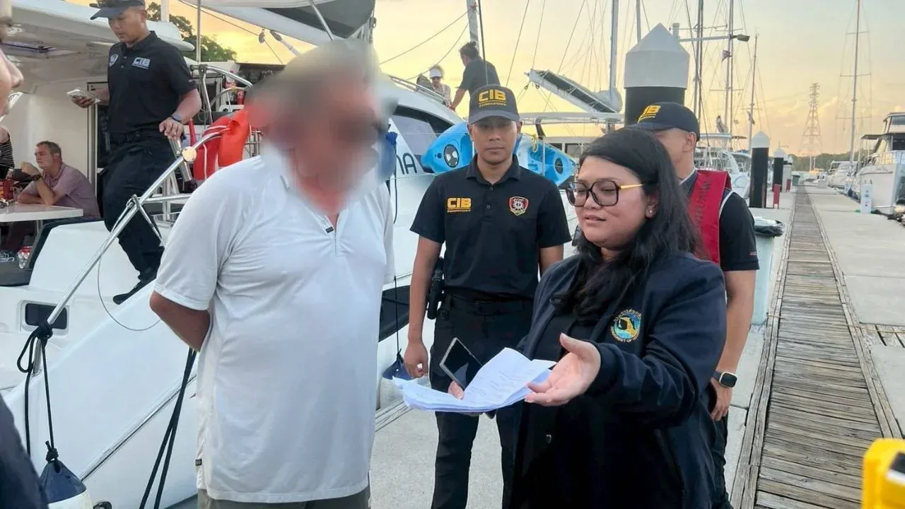 푸켓 무허가 요트 투어 단속 현장