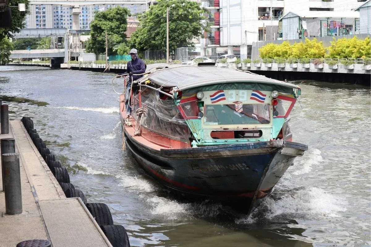 방콕 센셉 운하 보트