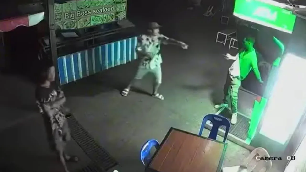 푸켓 ATM 강도 사건 현장