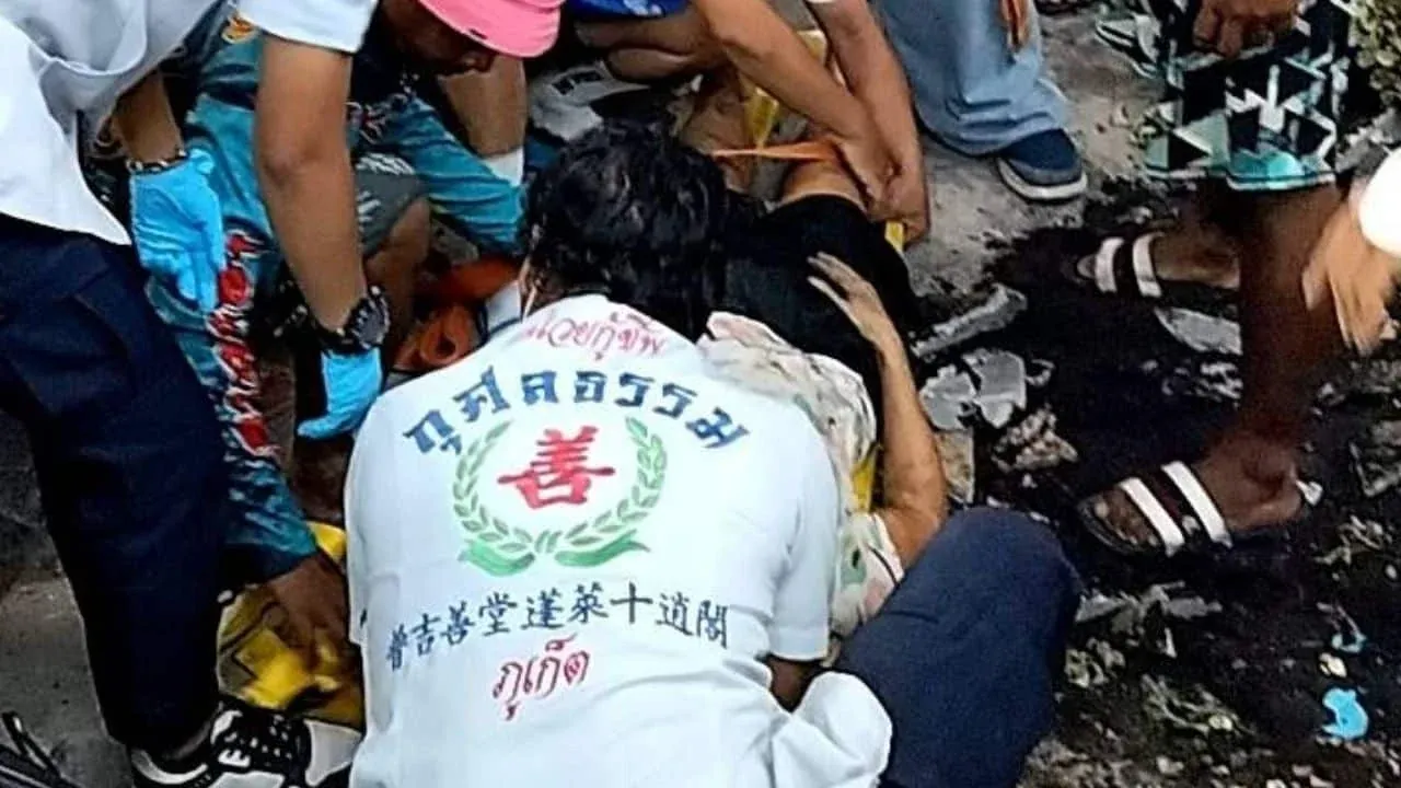 푸켓 파통 사고 현장 전경