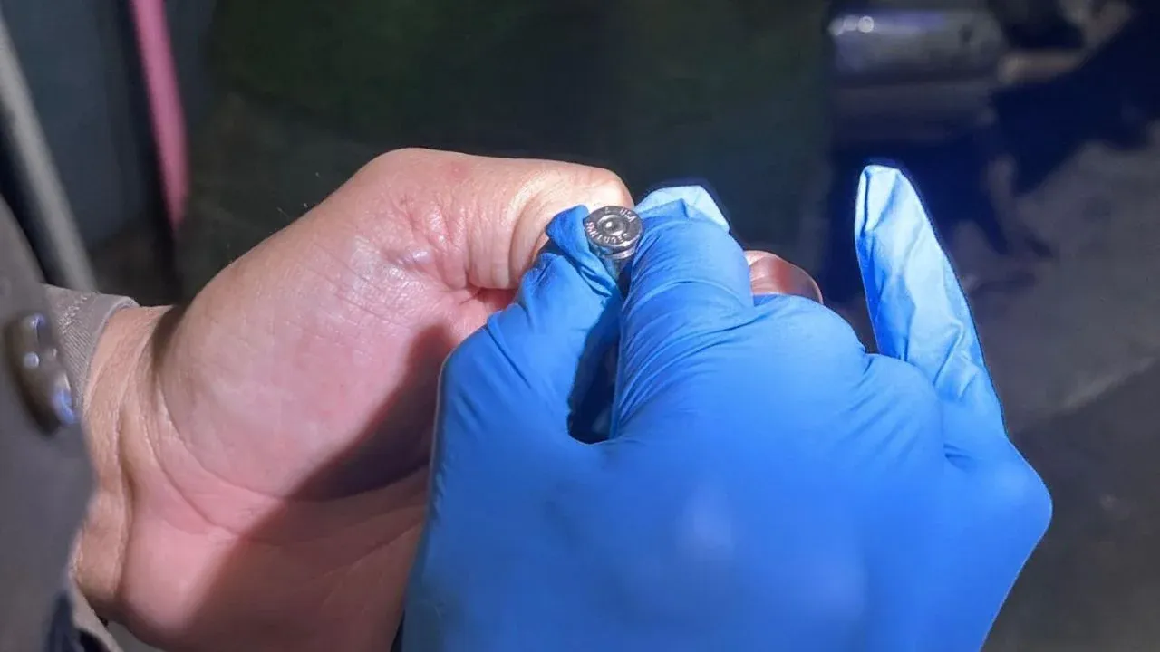 총격 사건 수사 현장