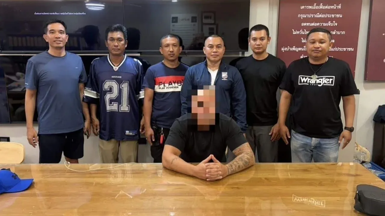 스웨덴 남성 체포 현장