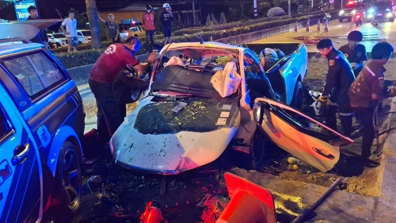 도로 보수공사 현장 사고